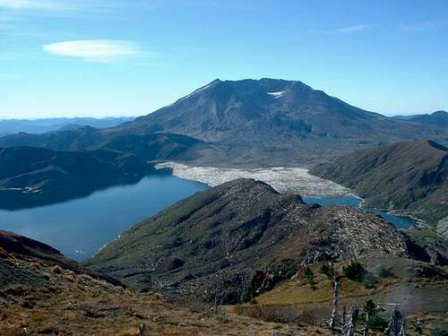 Mt. St. Helens crater from...