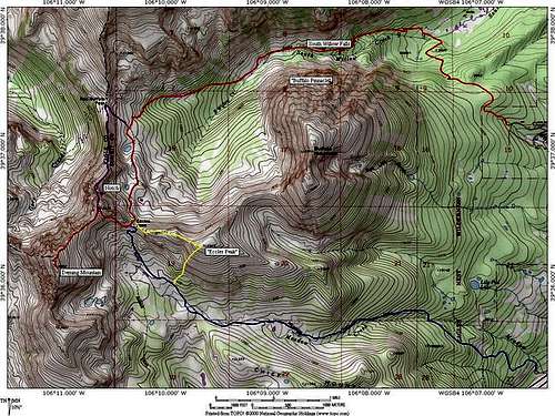 Deming Mountain topographic...