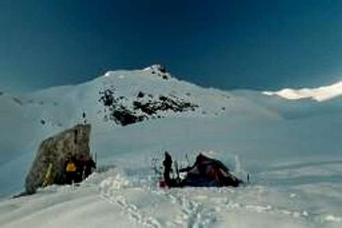 glaciar camping
