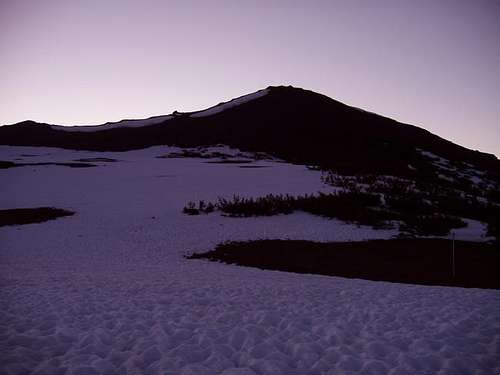 Sonora Peak at first light....