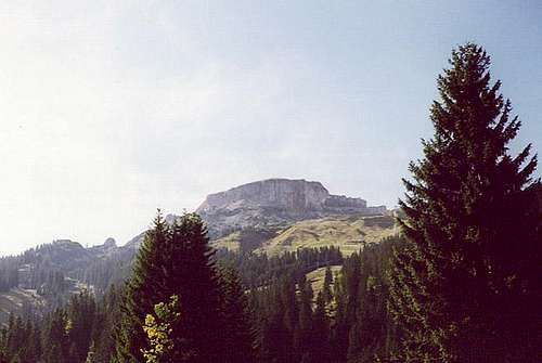 Hoher Ifen seen from one of...