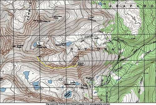 This TOPO shows the route...