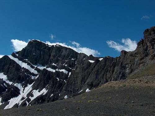 The unnamed peak from the...