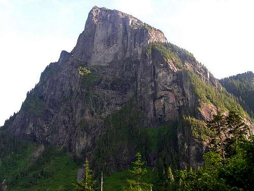 North face of Mount Baring as...