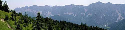 The long ridge of Koschuta...