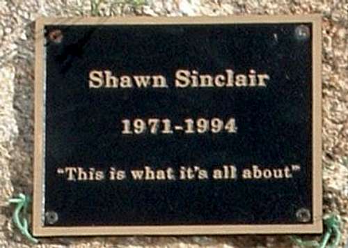 Sinclair Coulior Plaque