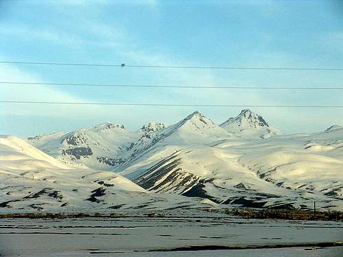 Mt. Aragats as seen from the...