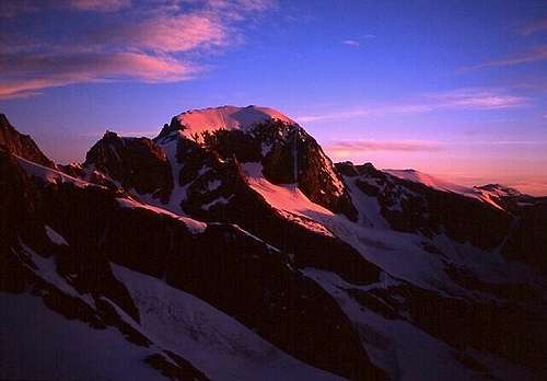 Gannett Peak in the morning...
