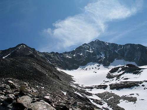 Balfrin NW summit (3783m) on...