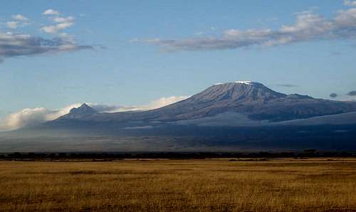 Kilimanjaro seen from Amboseli National Park