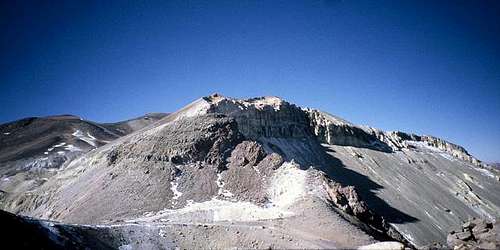 View towards the main summit...