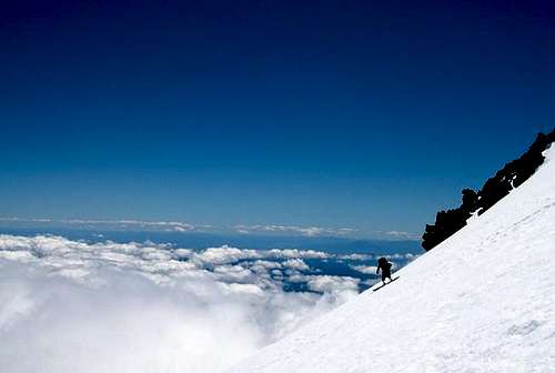 Snowboarding Mt. Shasta....