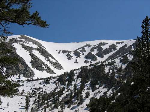 The north face and summit of...
