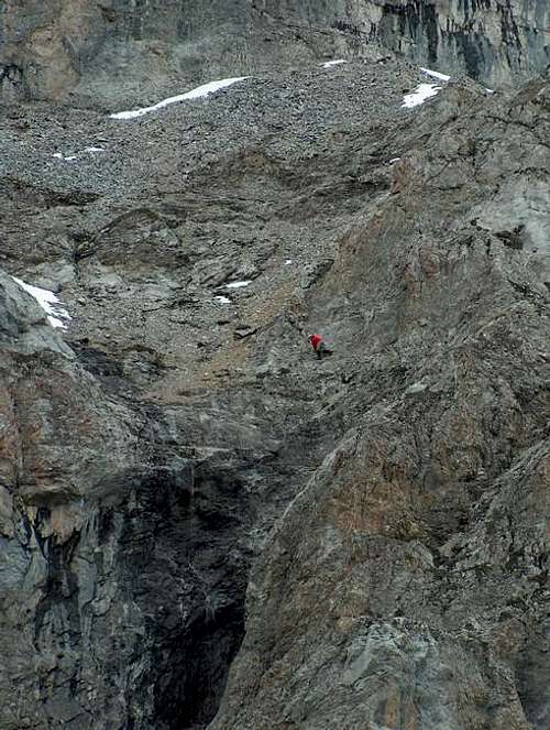 Traversing the Crux (look for...