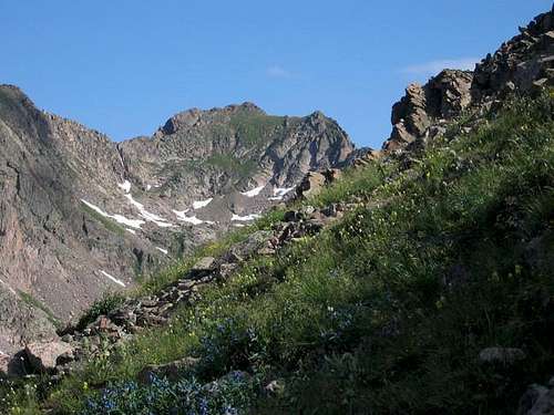 Reclusive Peak W from the...