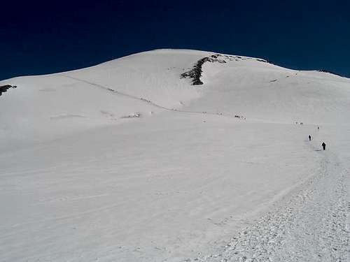 Normal route to Breithorn -...