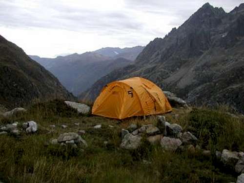 My tent at 2200 meters,