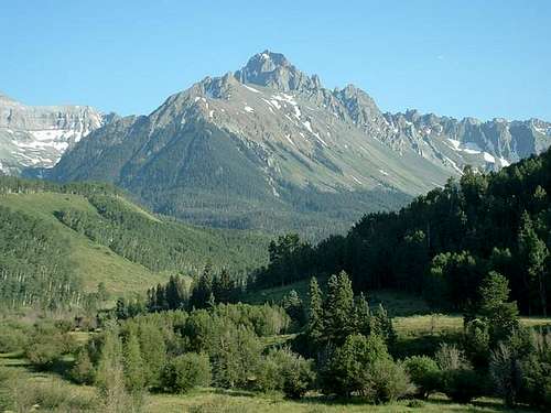 mount sneffels from the...