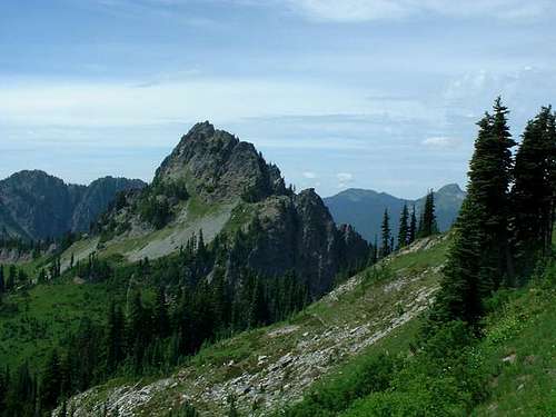 Lane Peak as seen from the...
