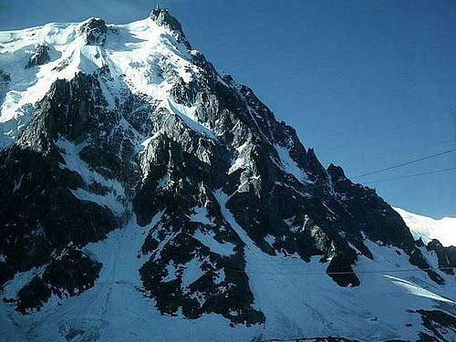 Aiguille du Midi with the...