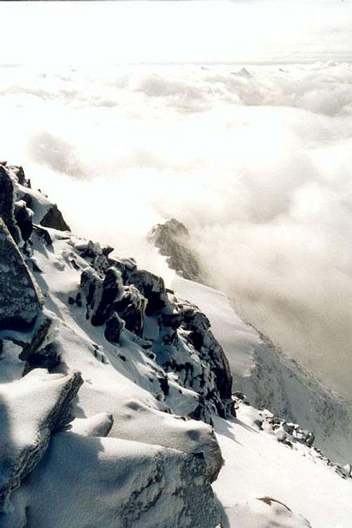 Upper south-east ridge to the...