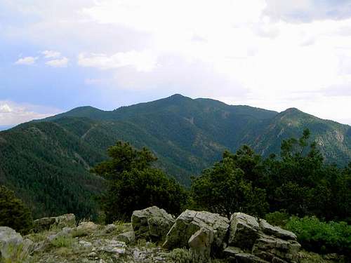 Gallo Peak from the north at...