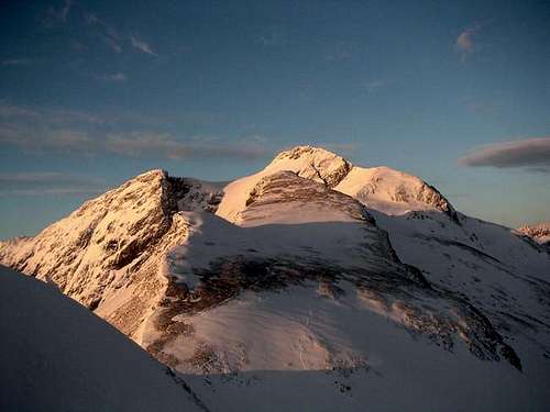 Ankogel at sunset from...