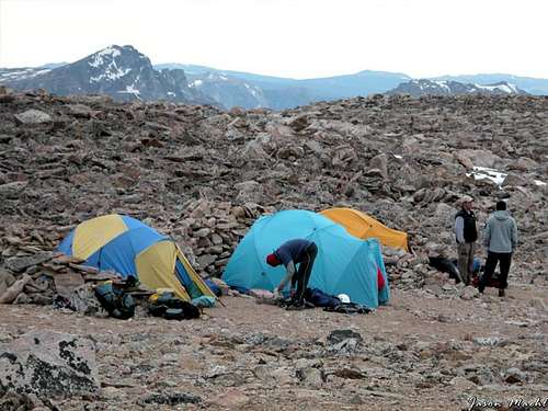 Base Camp for Granite Peak on...