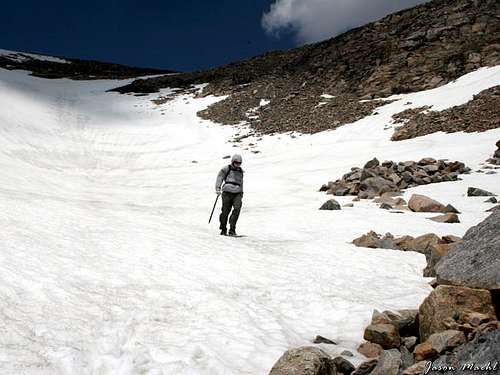 Snow glacier on the south...