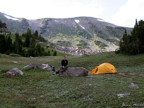 Camp site near Shadow Lake...