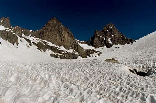 Mt Ritter and Banner Peak,...