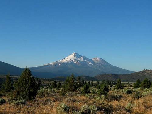 Looking at Shasta on the...