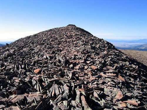 The summit ridge of Boreas...