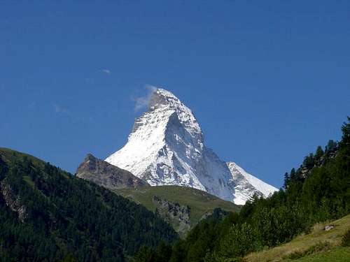 Matterhorn from hiking path...