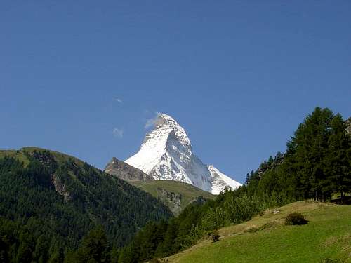 Matterhorn from hiking path...