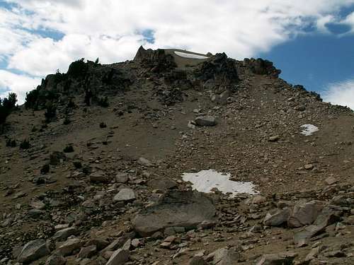 Braxon Peak's east ridge from...