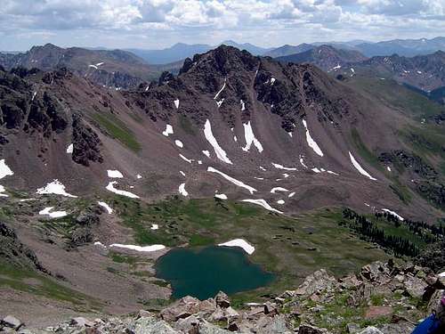 Deluge Lake, from the summit...