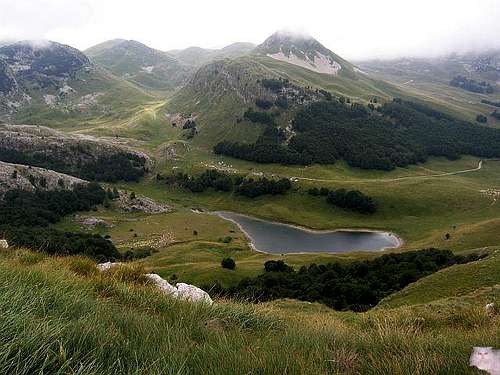 Orlovacko lake - view from...