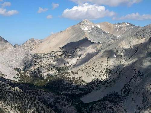 Mount Gould from the summit...