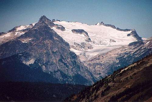 Snowfield Peak (on the left)...