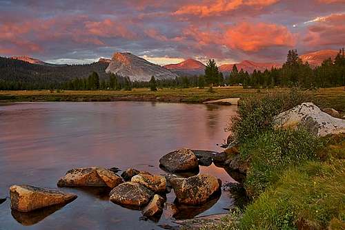 Tuolumne Meadows sunset after...