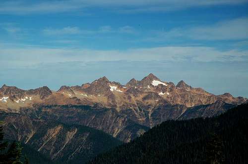 Twin Sisters from Dock Butte...