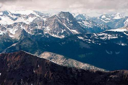 Gabriel Peak (7,920+ ft) to...