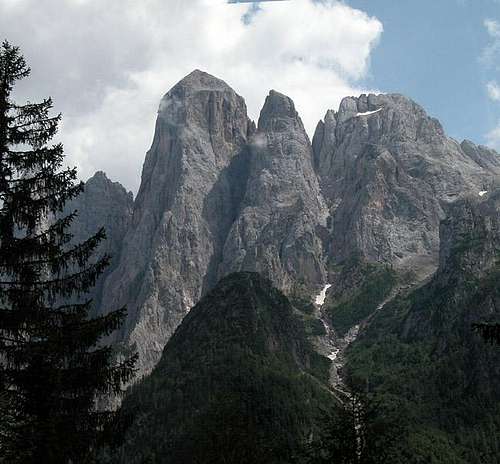 Monte Agner (2872m), Torre...