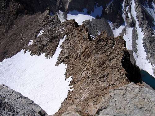 Mt Haeckel's South Ridge from...