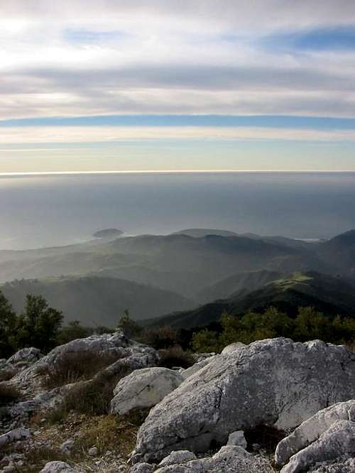 View over the Big Sur...