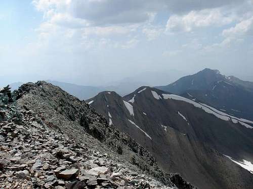 A view of the western ridge...