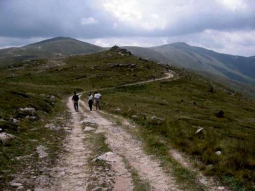Nidze mountain - road to the...