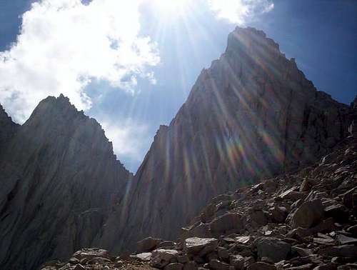 The summit of Mt. Whitney...