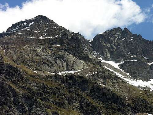 Becca Pouignenta N (2827 m)...